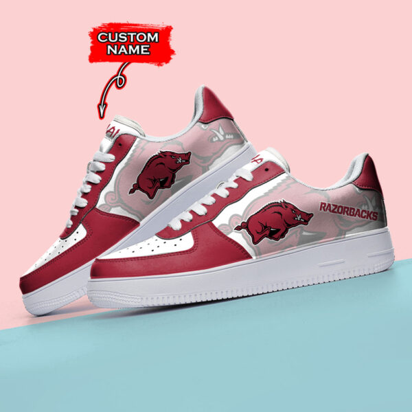 Tubopro Arkansas Razorbacks NCAA Air Low-Top Sneakers Shoes For Men And Women - Image 3