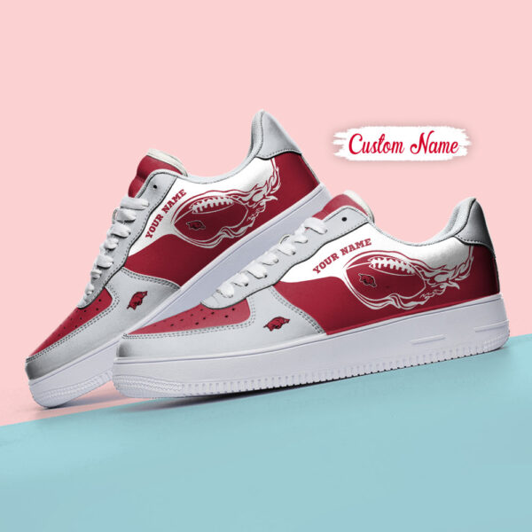 Tubopro Arkansas Razorbacks NCAA Air Low-Top Sneakers Shoes For Men And Women - Image 4