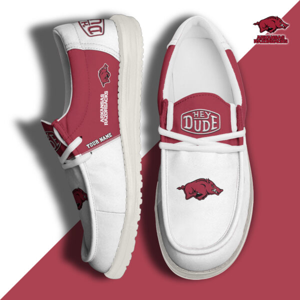 Tubopro Arkansas Razorbacks Personalized Hey Dude Shoes For Men And Women - Image 2