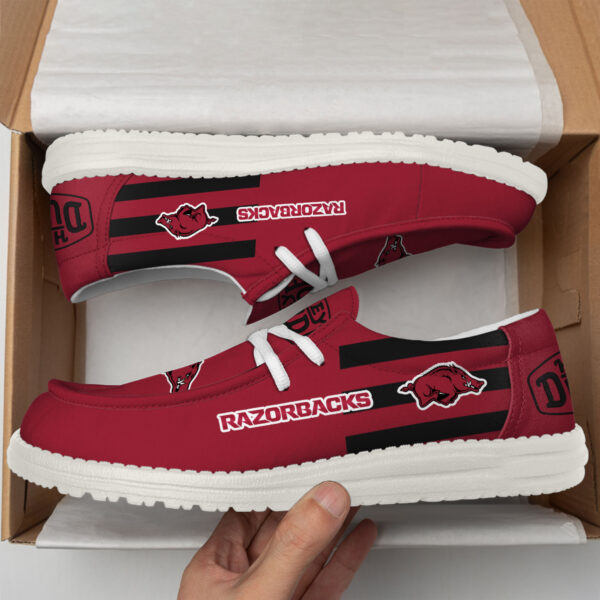 Tubopro Arkansas Razorbacks Personalized Hey Dude Shoes For Men And Women - Image 3