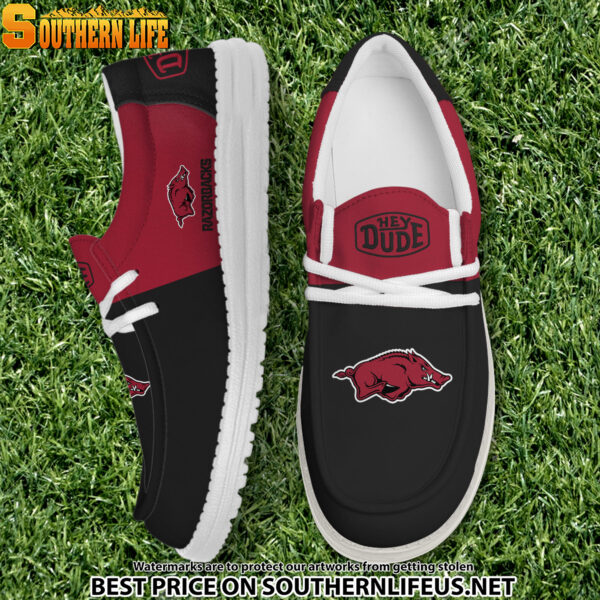 Tubopro Arkansas Razorbacks Personalized Hey Dude Shoes For Men And Women