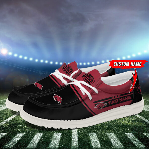 Tubopro Arkansas Razorbacks Personalized Hey Dude Shoes For Men And Women - Image 3