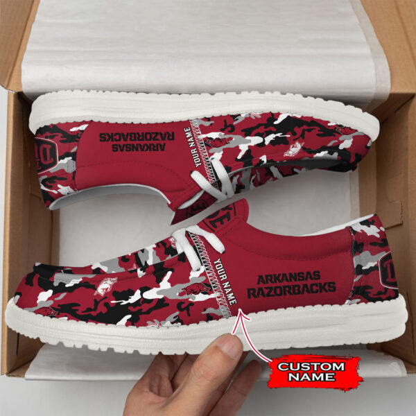 Tubopro Arkansas Razorbacks Personalized Hey Dude Shoes For Men And Women - Image 2