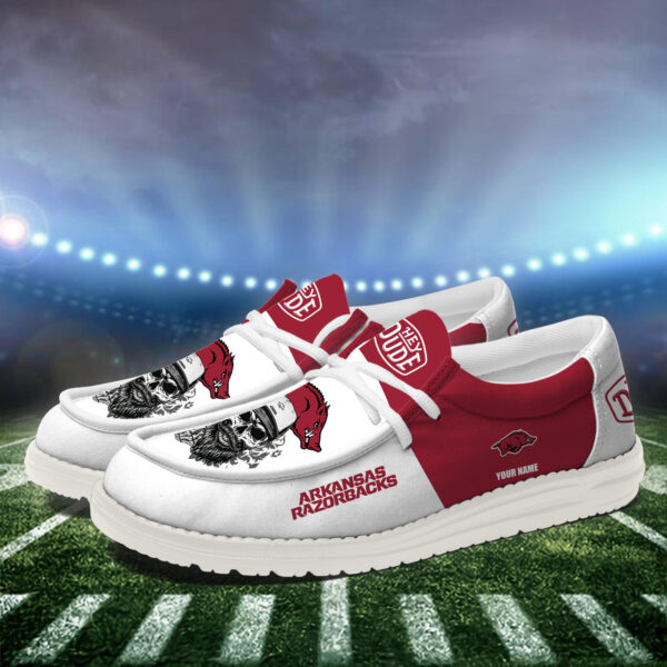 Tubopro Arkansas Razorbacks Personalized Hey Dude Shoes For Men And Women - Image 2