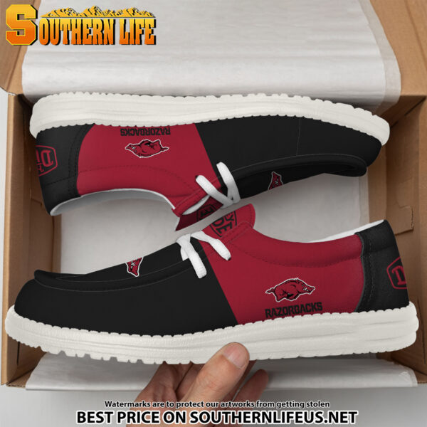Tubopro Arkansas Razorbacks Personalized Hey Dude Shoes For Men And Women - Image 3