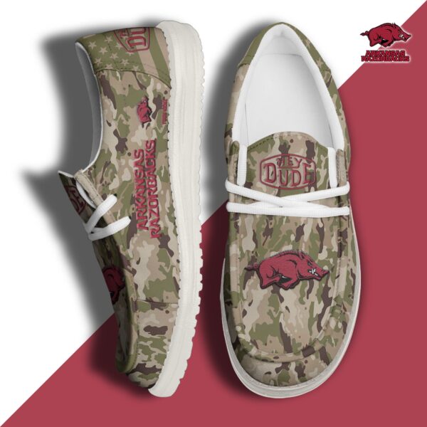 Tubopro Arkansas Razorbacks Personalized Hey Dude Shoes For Men And Women