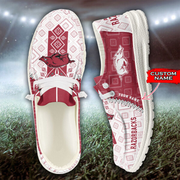 Tubopro Arkansas Razorbacks Personalized Hey Dude Shoes For Men And Women - Image 4
