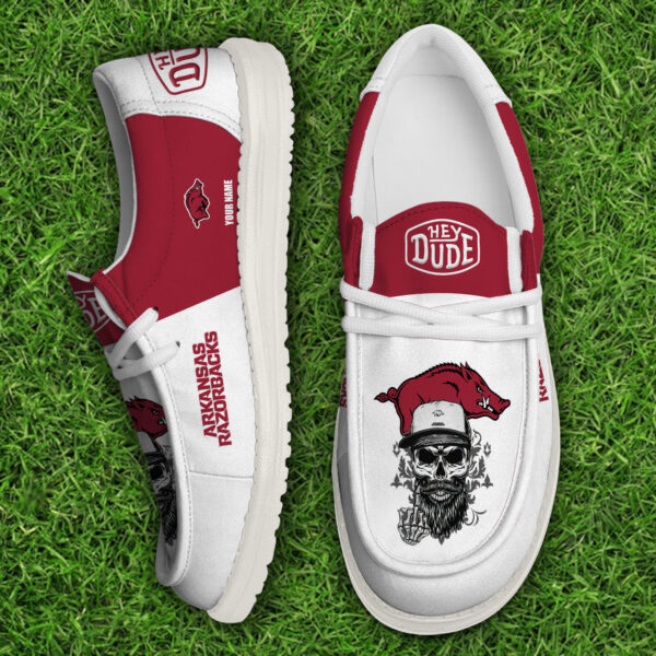 Tubopro Arkansas Razorbacks Personalized Hey Dude Shoes For Men And Women