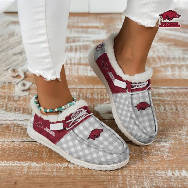 Tubopro Arkansas Razorbacks Personalized Hey Dude Shoes For Men And Women