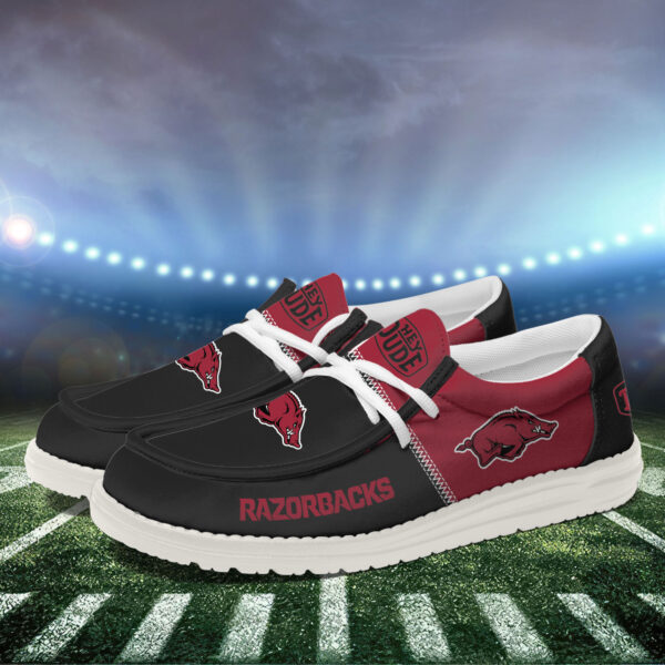 Tubopro Arkansas Razorbacks Personalized Hey Dude Shoes For Men And Women - Image 3