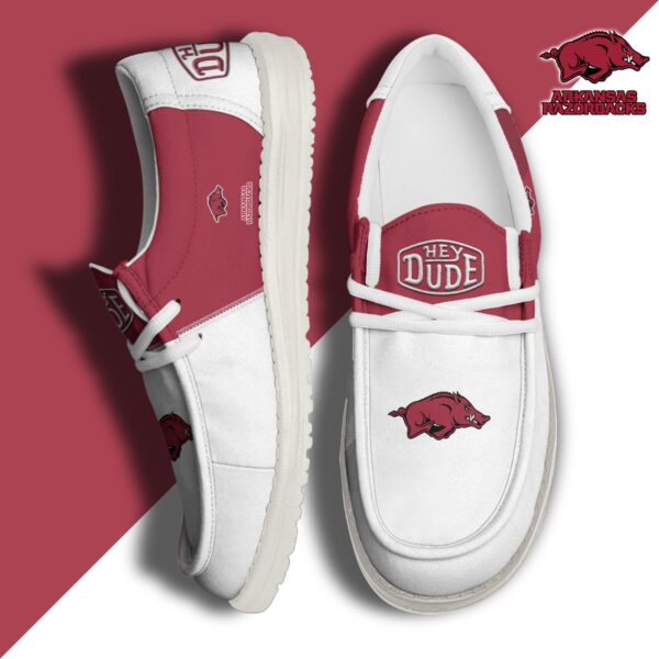 Tubopro Arkansas Razorbacks Personalized Hey Dude Shoes For Men And Women