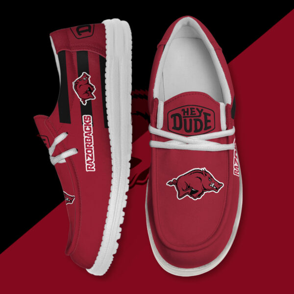 Tubopro Arkansas Razorbacks Personalized Hey Dude Shoes For Men And Women