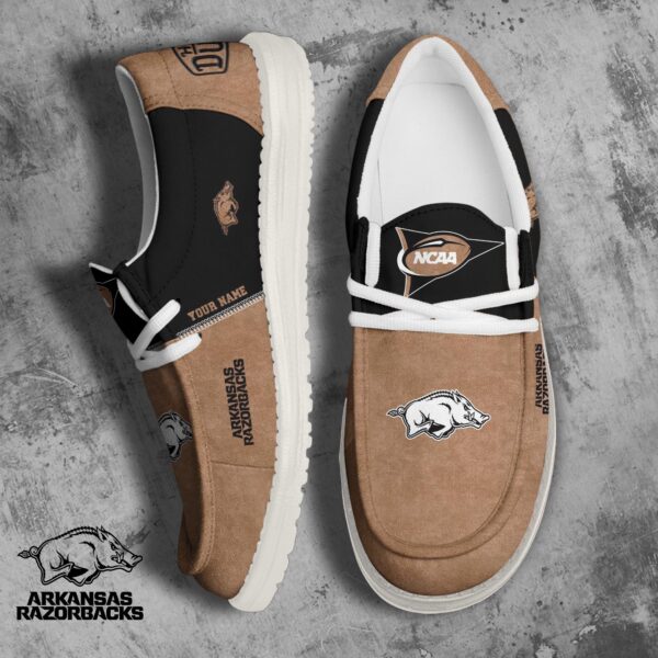 Tubopro Arkansas Razorbacks Personalized Hey Dude Shoes For Men And Women