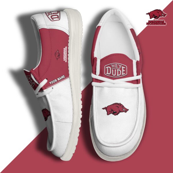 Tubopro Arkansas Razorbacks Personalized Hey Dude Shoes For Men And Women - Image 2