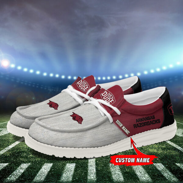 Tubopro Arkansas Razorbacks Personalized Hey Dude Shoes For Men And Women - Image 3