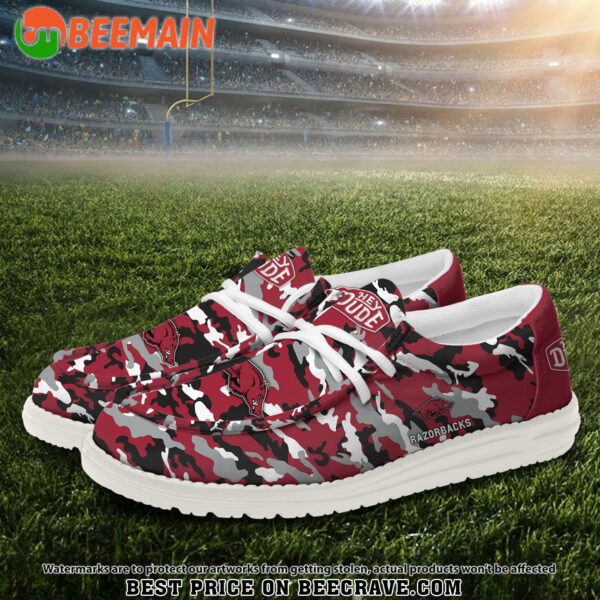 Tubopro Arkansas Razorbacks Personalized Hey Dude Shoes For Men And Women - Image 2