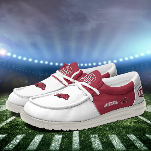 Tubopro Arkansas Razorbacks Personalized Hey Dude Shoes For Men And Women - Image 4