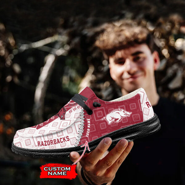Tubopro Arkansas Razorbacks Personalized Hey Dude Shoes For Men And Women - Image 2