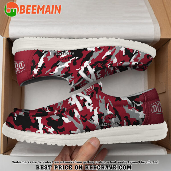 Tubopro Arkansas Razorbacks Personalized Hey Dude Shoes For Men And Women - Image 4