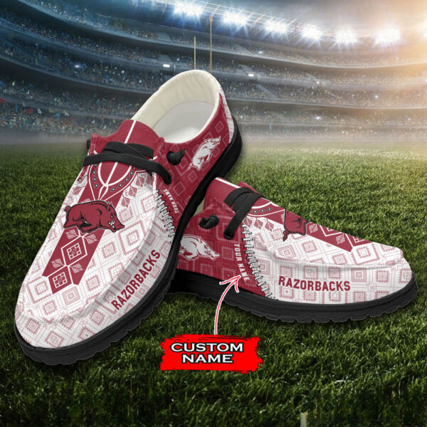 Tubopro Arkansas Razorbacks Personalized Hey Dude Shoes For Men And Women - Image 5
