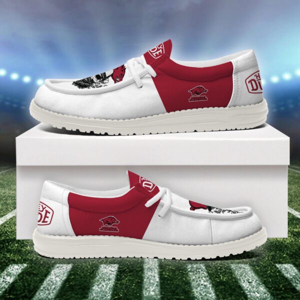 Tubopro Arkansas Razorbacks Personalized Hey Dude Shoes For Men And Women - Image 4