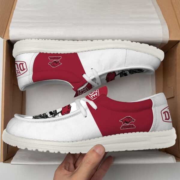 Tubopro Arkansas Razorbacks Personalized Hey Dude Shoes For Men And Women - Image 3