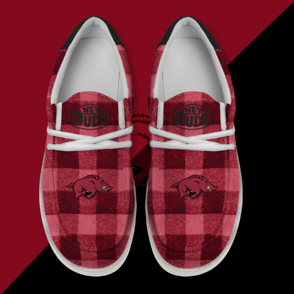 Tubopro Arkansas Razorbacks Personalized Hey Dude Shoes For Men And Women