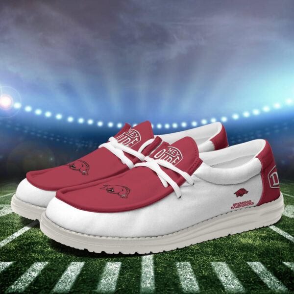 Tubopro Arkansas Razorbacks Personalized Hey Dude Shoes For Men And Women - Image 3