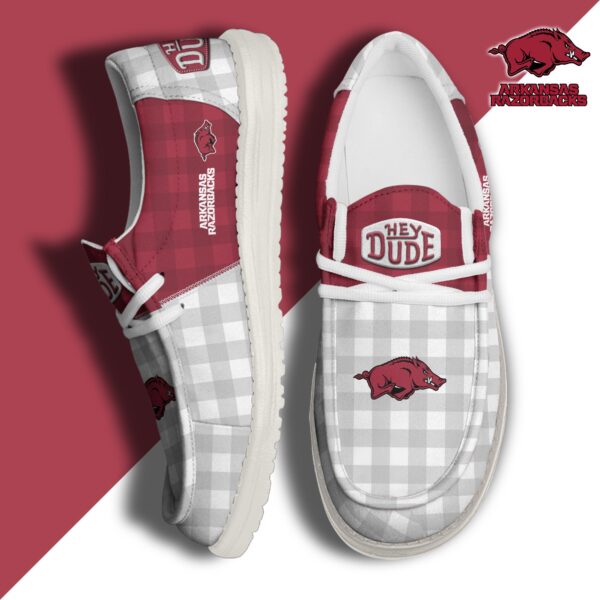 Tubopro Arkansas Razorbacks Personalized Hey Dude Shoes For Men And Women