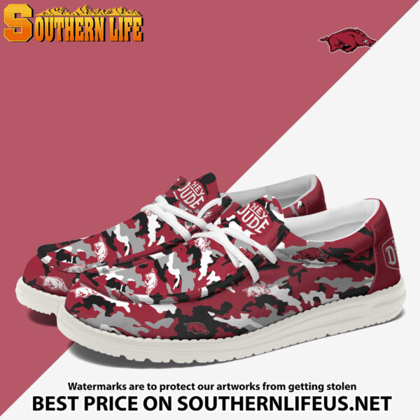 Tubopro Arkansas Razorbacks Personalized Hey Dude Shoes For Men And Women - Image 2