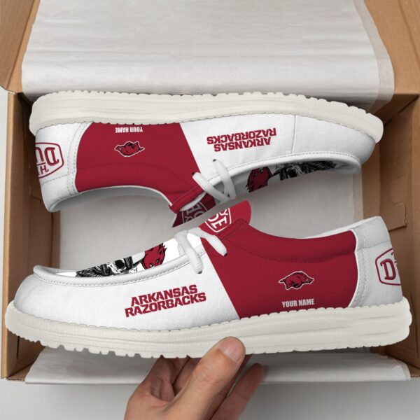 Tubopro Arkansas Razorbacks Personalized Hey Dude Shoes For Men And Women - Image 3