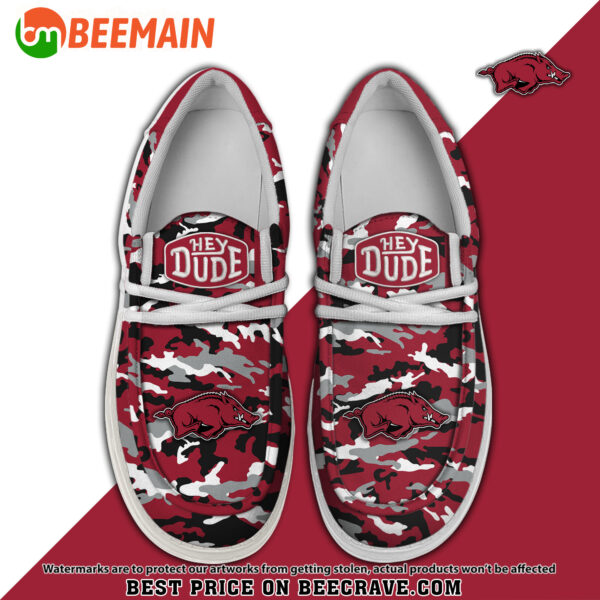 Tubopro Arkansas Razorbacks Personalized Hey Dude Shoes For Men And Women