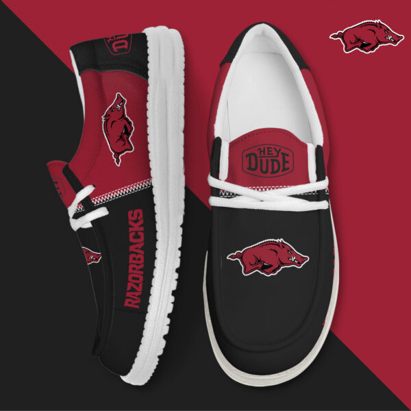 Tubopro Arkansas Razorbacks Personalized Hey Dude Shoes For Men And Women