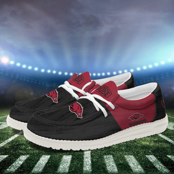 Tubopro Arkansas Razorbacks Personalized Hey Dude Shoes For Men And Women - Image 3