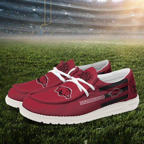 Tubopro Arkansas Razorbacks Personalized Hey Dude Shoes For Men And Women - Image 2