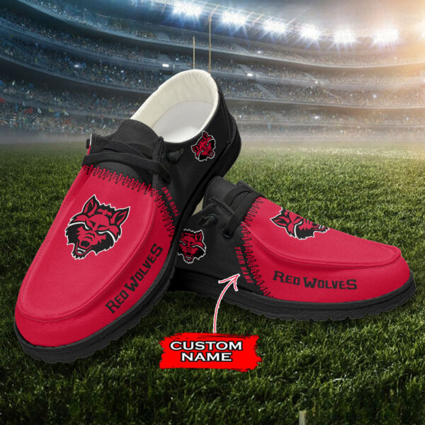 Tubopro Arkansas State Red Wolves Personalized Hey Dude Shoes For Men And Women