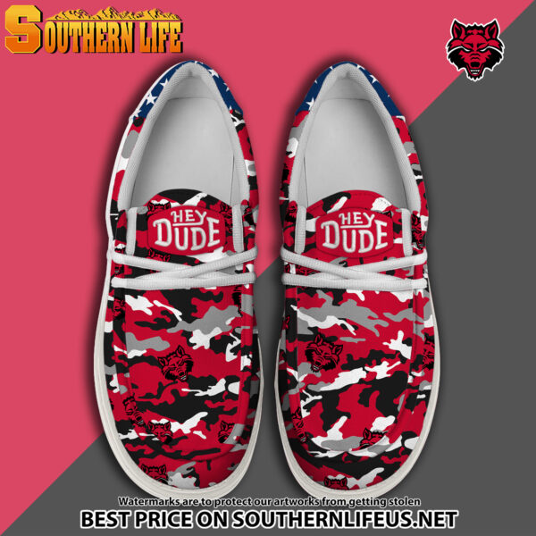 Tubopro Arkansas State Red Wolves Personalized Hey Dude Shoes For Men And Women