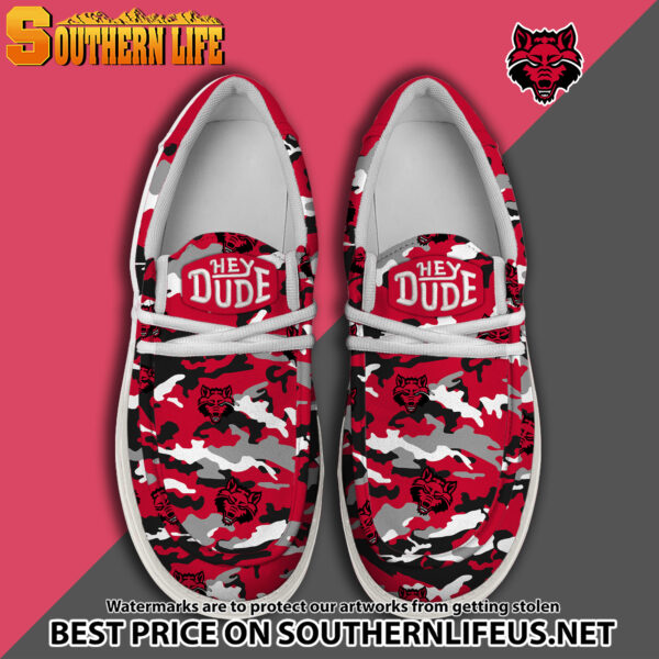 Tubopro Arkansas State Red Wolves Personalized Hey Dude Shoes For Men And Women