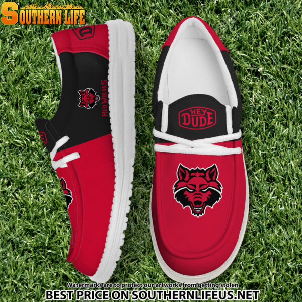 Tubopro Arkansas State Red Wolves Personalized Hey Dude Shoes For Men And Women