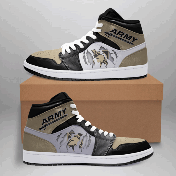 Tubopro Army Black Knights AJ1 High Sneakers Shoes For Men And Women