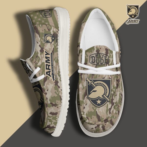 Tubopro Army Black Knights Personalized Hey Dude Shoes For Men And Women