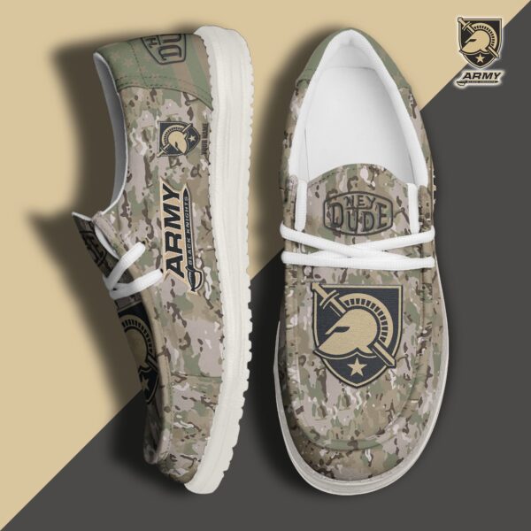 Tubopro Army Black Knights Personalized Hey Dude Shoes For Men And Women