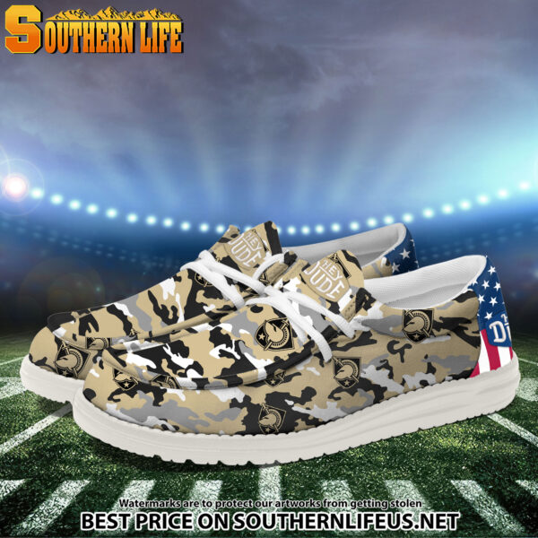 Tubopro Army Black Knights Personalized Hey Dude Shoes For Men And Women - Image 2