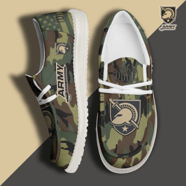 Tubopro Army Black Knights Personalized Hey Dude Shoes For Men And Women