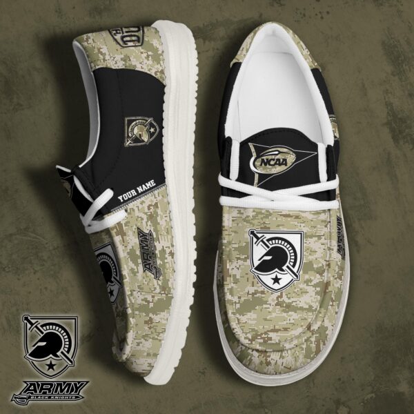 Tubopro Army Black Knights Personalized Hey Dude Shoes For Men And Women