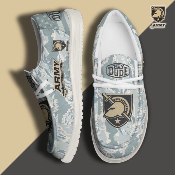 Tubopro Army Black Knights Personalized Hey Dude Shoes For Men And Women