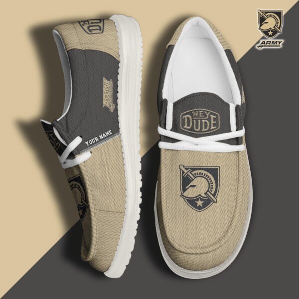 Tubopro Army Black Knights Personalized Hey Dude Shoes For Men And Women