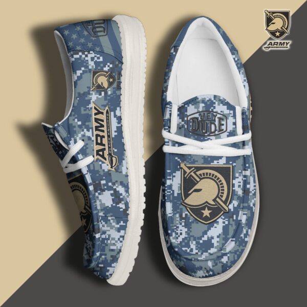 Tubopro Army Black Knights Personalized Hey Dude Shoes For Men And Women
