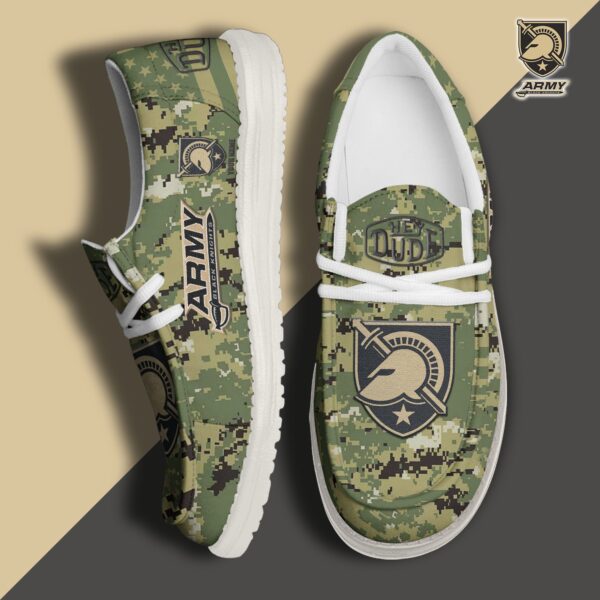 Tubopro Army Black Knights Personalized Hey Dude Shoes For Men And Women
