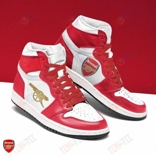 Tubopro Arsenal FC EPL AJ1 High Sneakers Shoes For Men And Women